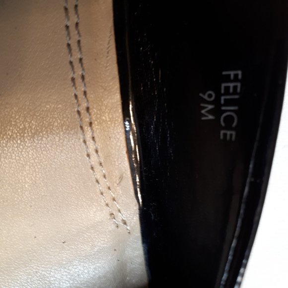 Ellen Tracy Black Low Heel Open Toe Sling Back - Picture 8 of 10